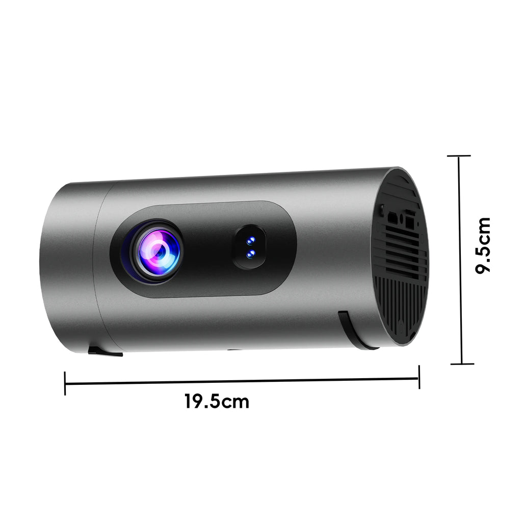 XBJ Portable Smart Projector WiFi 6 and Bluetooth 5.2, Built-in APPS, USB-C Powered, Auto Focus, Keystone, Compatible with HDMI/USB/Smartphone/TV Box/Laptop, Perfect for Bedroom/Office/Outdoor/Camping Use